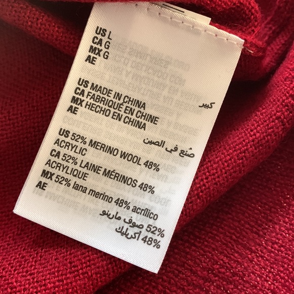 NWTs Club Room Mens sz Lg V-Neck sweater - Picture 5 of 5